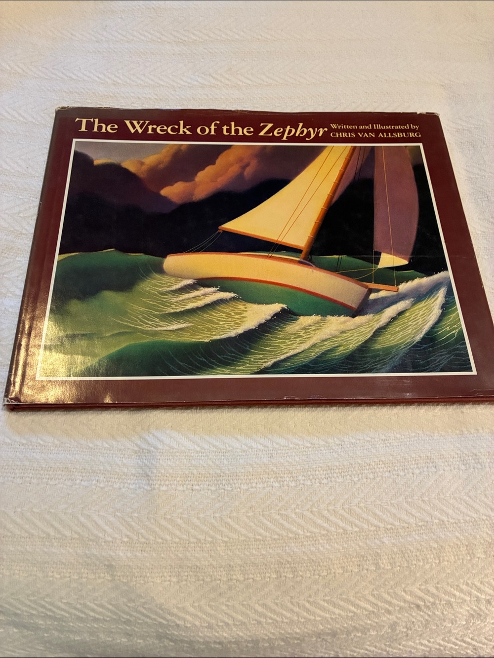 The Wreck of the Zephyr first edition signed by Chris Van Allsburg in 1991